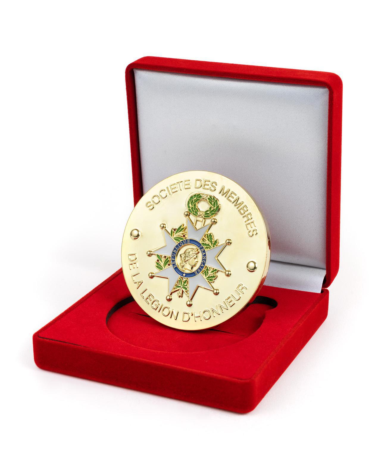 Écrin en velours rouge