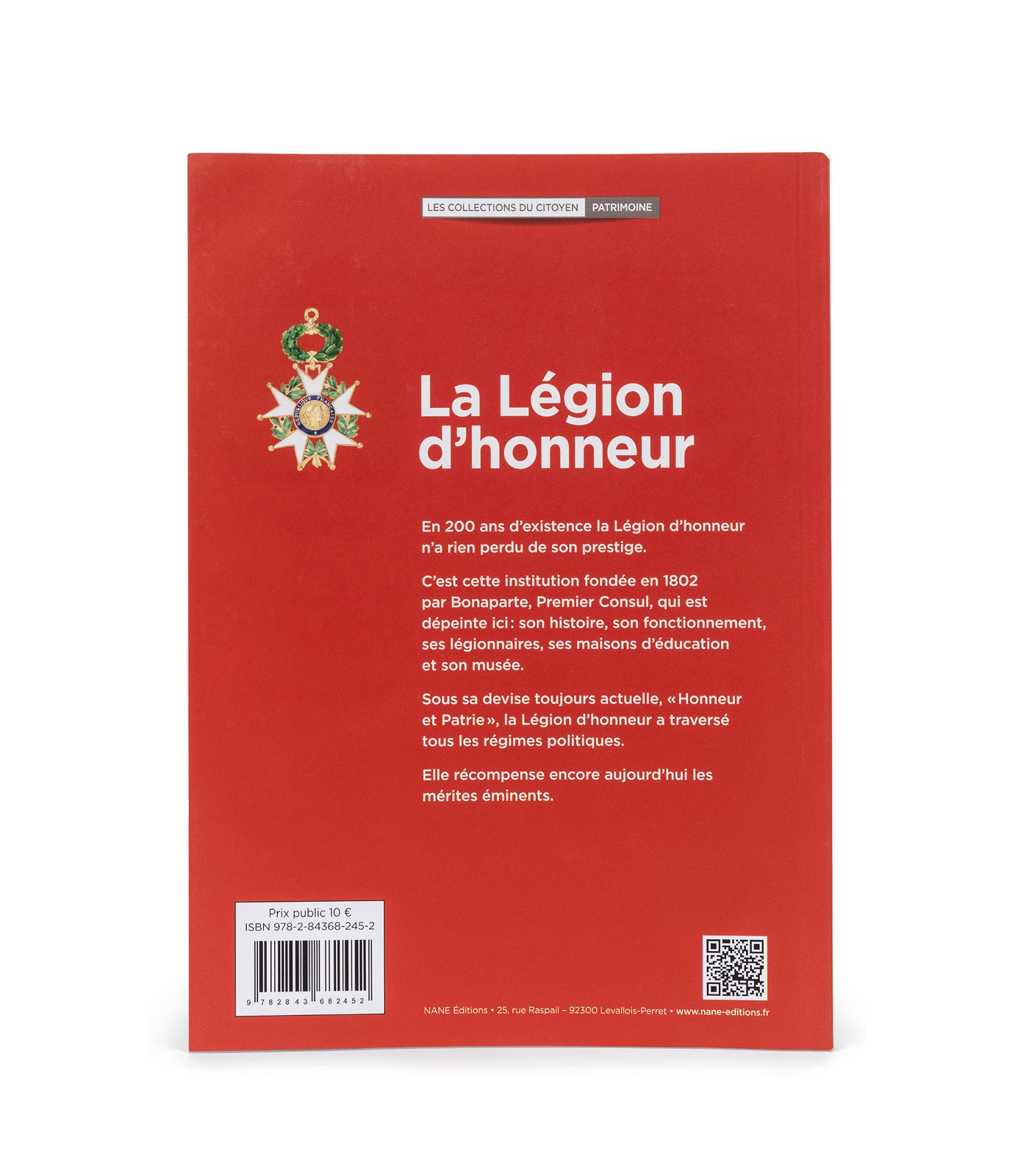 Livre "Raconte-moi la Légion d'honneur"